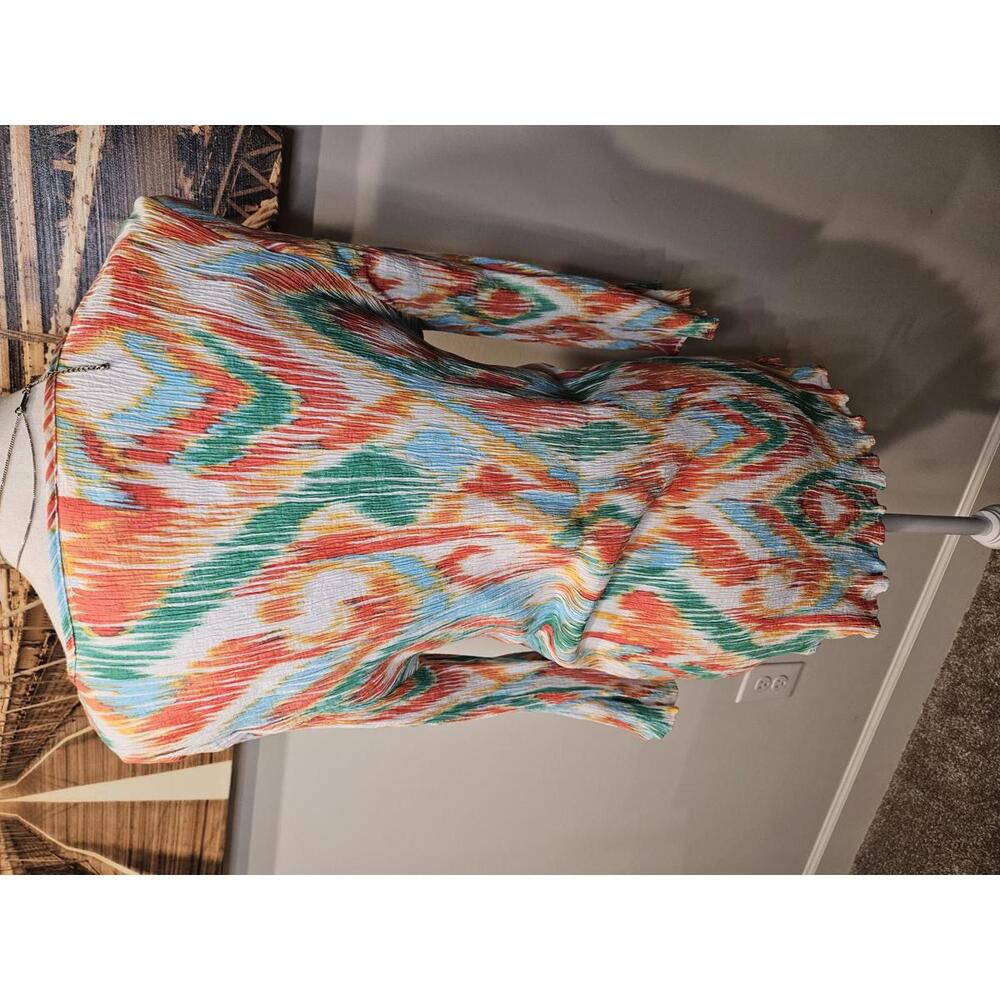 Colorful Ruby Rd. Tunic Top - Size L - Picture 3 of 8